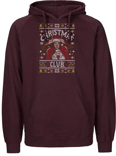 Christmas Club Ugly Sweater - christmas, weihnachten, Eddie, strange, Ugly sweater - Fairtrade Hoodie