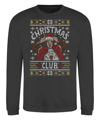 Christmas Club Ugly Sweater - christmas, weihnachten, Eddie, strange, Ugly sweater - Sweatshirt