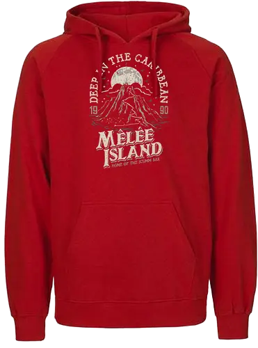 Deep in the Caribbn - monkey, island, point and click - Fairtrade Hoodie