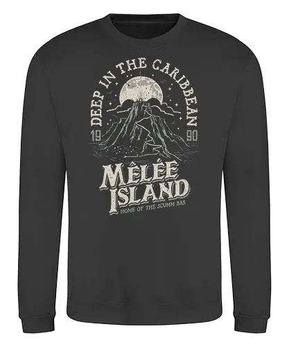 Deep in the Caribbn - monkey, island, point and click - Sweatshirt