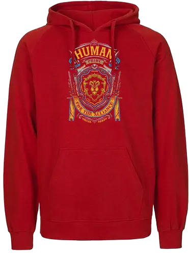 Human Pride - Mmorpg, lion, human, pride, gaming - Fairtrade Hoodie