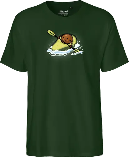 Avocanoe - avocado, kanu, River, fun - Fairtrade T-Shirt