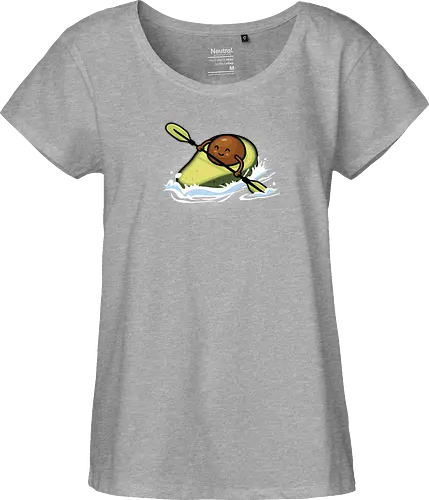 Avocanoe - avocado, kanu, River, fun - Fairtrade Girl Shirt