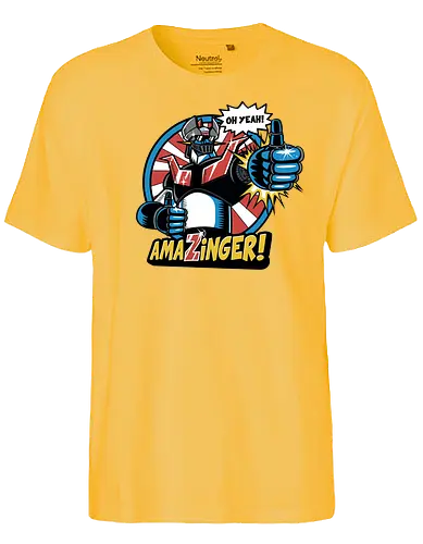Amazinger - anime, manga, mecha, robot - Fairtrade T-Shirt
