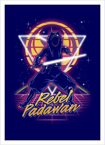 Retro Rebel Padawan