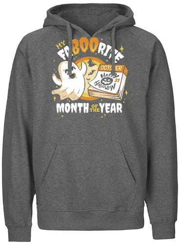 FaBOOrite Month - spooky, ghost, October - Fairtrade Hoodie