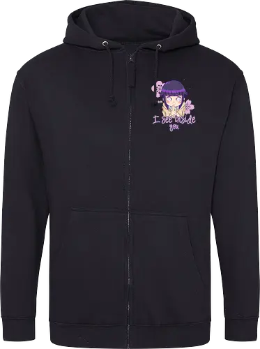 I See Inside You - hinata, shipuuden, manga, anime, psychodelicia - Zip Hoodie