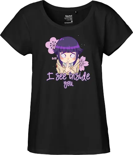 I See Inside You - hinata, shipuuden, manga, anime, psychodelicia - Fairtrade Girl Shirt