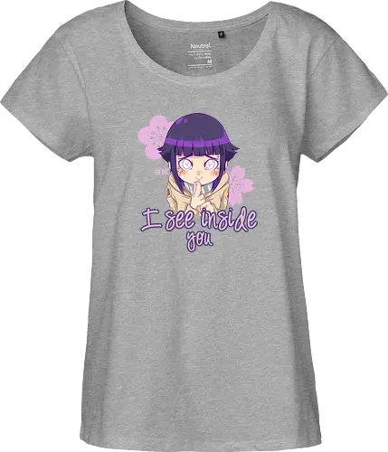 I See Inside You - hinata, shipuuden, manga, anime, psychodelicia - Fairtrade Girl Shirt