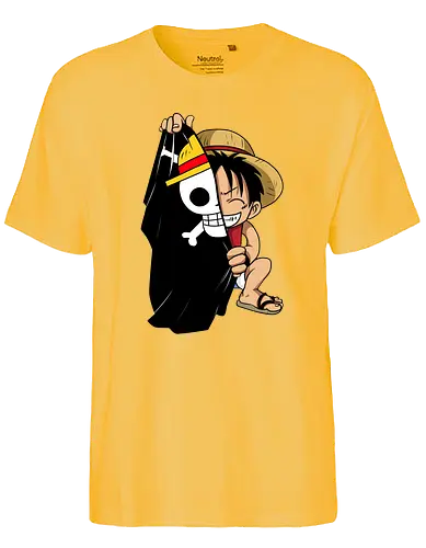 Luffy - ruffy, pirate, anime, manga, wan pisu, psychodelicia - Fairtrade T-Shirt