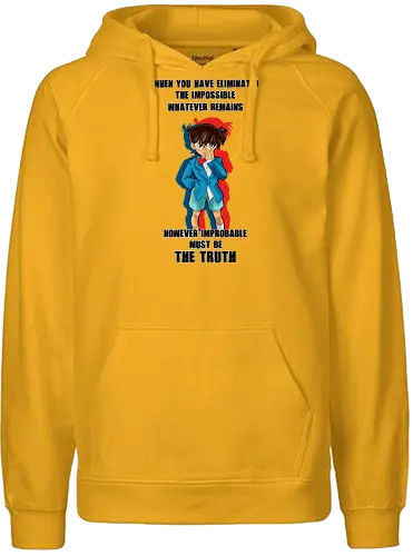 The Truth - detective conan, conan, meitantei konan, anime, manga, psychodelicia - Fairtrade Hoodie