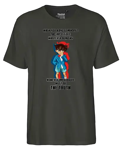 The Truth - detective conan, conan, meitantei konan, anime, manga, psychodelicia - Fairtrade T-Shirt