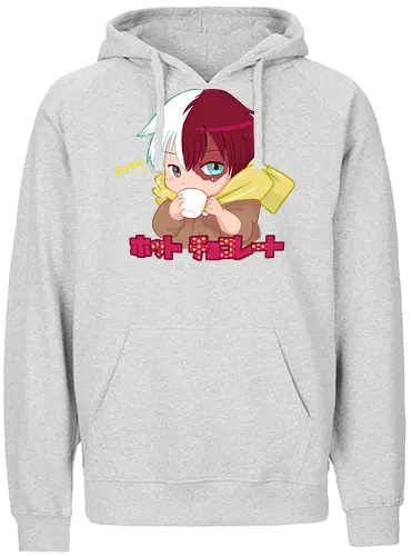 Hotto Chokoretto - bakugou, ochako, all might, uraraka, manga, anime, chibi, todoroki, cute, kawaii, shōnen, plus ultra, deku, midoriya, Academia - Fairtrade Hoodie