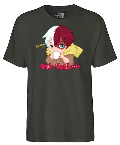 Hotto Chokoretto - bakugou, ochako, all might, uraraka, manga, anime, chibi, todoroki, cute, kawaii, shōnen, plus ultra, deku, midoriya, Academia - Fairtrade T-Shirt