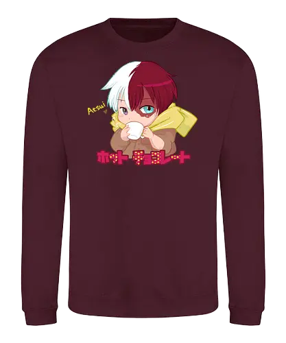 Hotto Chokoretto - bakugou, ochako, all might, uraraka, manga, anime, chibi, todoroki, cute, kawaii, shōnen, plus ultra, deku, midoriya, Academia - Sweatshirt