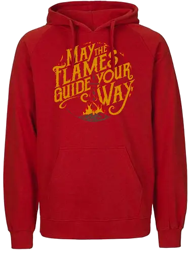 Guide me - souls, gaming, gamer, sword, fire, may flames guide your way - Fairtrade Hoodie