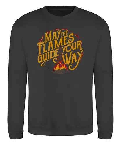 Guide me - souls, gaming, gamer, sword, fire, may flames guide your way - Sweatshirt