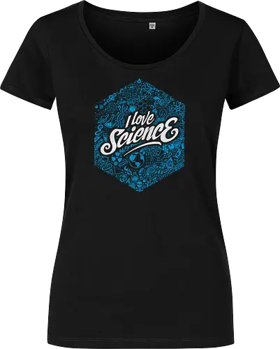 I love Science - wissenschaft, science, physik, chemie, biologie, mathematik - Women T-Shirt