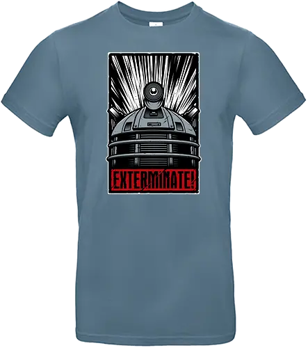 Exterminate! - the doctor, sci fi, serien, dalek, tardis, who - Standard T-Shirt