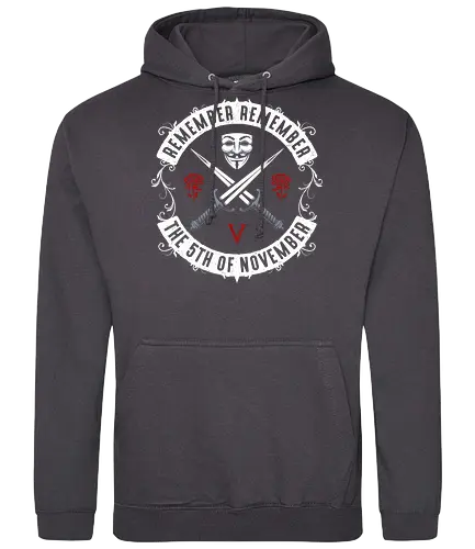 November V - v, vendetta, comic, film - Standard Hoodie