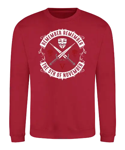 November V - v, vendetta, comic, film - Sweatshirt
