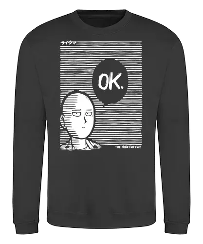 Hero for fun - anime, manga, one, punch, man, saitama - Sweatshirt