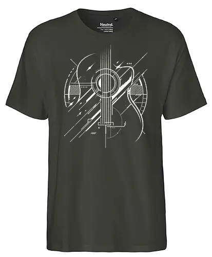 Proyect Guitar - guitar, music, band - Fairtrade T-Shirt
