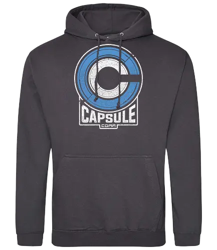 Capsule 2073 - dragon, ball, logo, anime, manga - Standard Hoodie