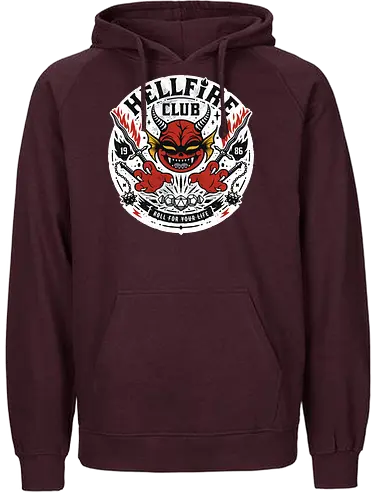 Roll for your Life - Hellfire, club, stranger, Eddie - Fairtrade Hoodie