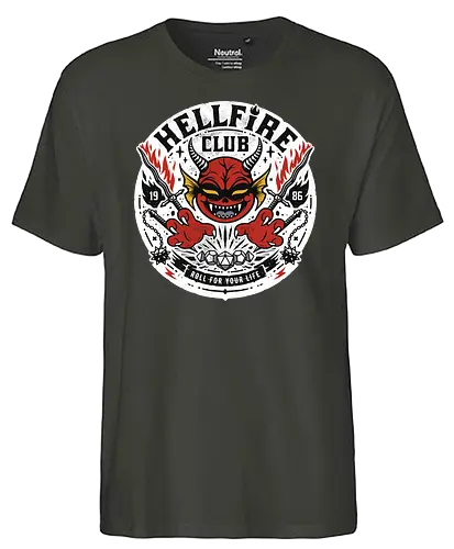 Roll for your Life - Hellfire, club, stranger, Eddie - Fairtrade T-Shirt
