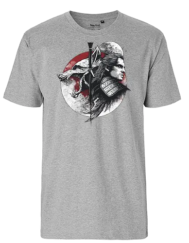 Gwynbleidd - Weißer Wolf, witcher, Elven Speech - Fairtrade T-Shirt