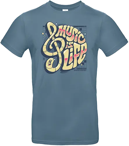 Music is Life V1 - musik, music, ohrwurm - Standard T-Shirt