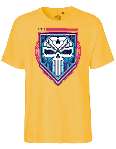 PARA CYBER BELLUM V2 - cyber, cyberpunk, punish, skull - Fairtrade T-Shirt