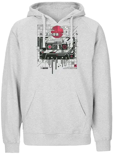 Retro Cassette - tape, kassette, retro - Fairtrade Hoodie