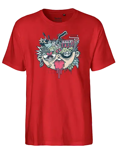 Social Media Anxiety - social media, media, fake, braindd - Fairtrade T-Shirt