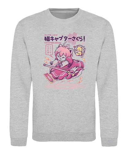Catcaptor - anime, Captor, cat, ilustrata, manga, neko - Sweatshirt
