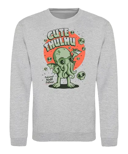 Cutethulhu - cthulhu, cute, hp lovecraft, arkham, horror - Sweatshirt