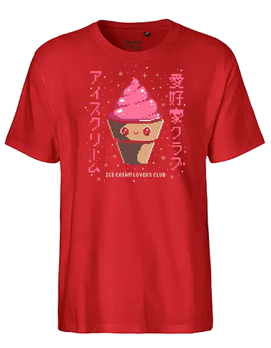 Ice Cream Lovers Club - eis, japan, icecream - Fairtrade T-Shirt