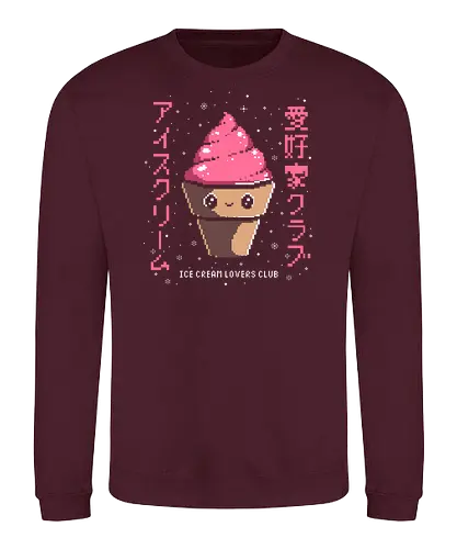 Ice Cream Lovers Club - eis, japan, icecream - Sweatshirt