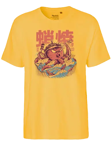 Once Upon - takoyaki, japan, monster, kaiju - Fairtrade T-Shirt
