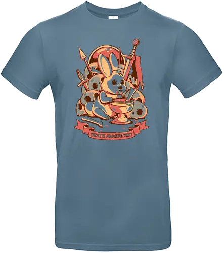 Bunny Grail - killer rabbit, killerkaninchen, bunny, rabbit, grail, holy grail, monty python, skull, horror - Standard T-Shirt
