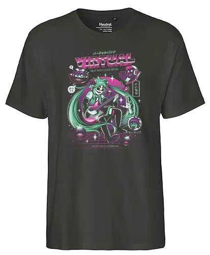 Virtual Band - gorilla, music, band, virtuell, musik, fan, merch, merchandise - Fairtrade T-Shirt