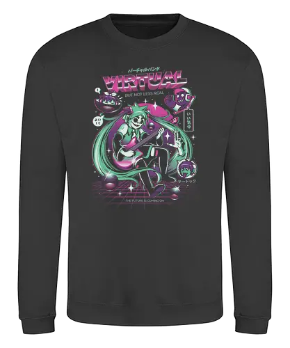 Virtual Band - gorilla, music, band, virtuell, musik, fan, merch, merchandise - Sweatshirt