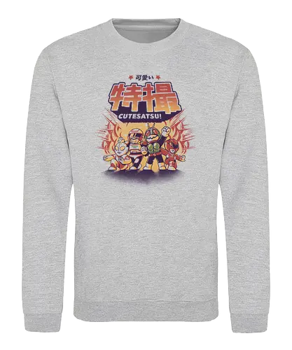 Cutesatsu - japan, nippon, cute, kawaii, power, ranger, 90s - Sweatshirt