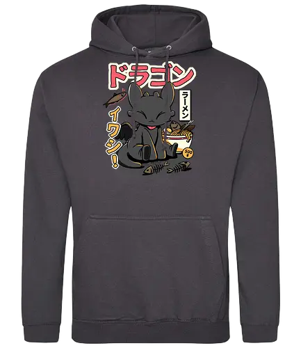 Ramen Night - Dragon, Dragon, drachen, zähmen, ramen, fish, fisch, noodlesoup, nudelsuppe - Standard Hoodie