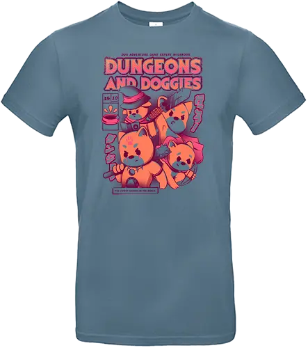 Dungeons and Doggies - dungeons, kawaii, cute, fun, pen and paper, pnp, rpg, doggo, Pen and Paper, dogs, hund, dog - Standard T-Shirt