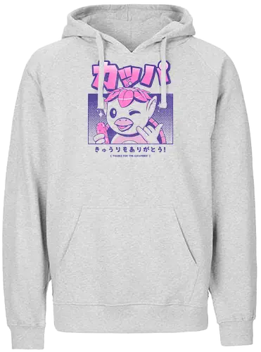 Japanese Kappa - yokai, japan, nippon, spirit, water, Japanese - Fairtrade Hoodie