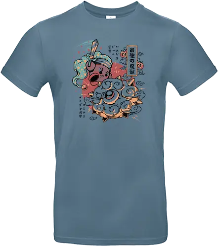 Classic Battle - classic, battle, enemy, pink, ukiyoe, traditional art, gaming, videogames, retrogaming, Japanese - Standard T-Shirt