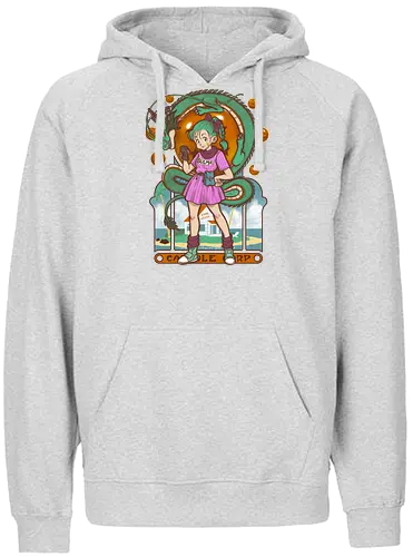 Capsule Nouvu - db, dbz, anime, manga, vegeta, saiyajin, son-goku, bulma, nouvu art - Fairtrade Hoodie