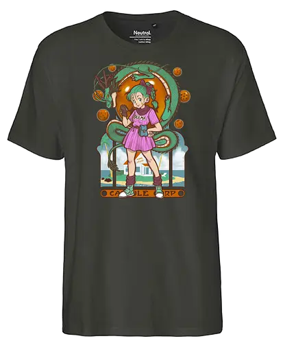 Capsule Nouvu - db, dbz, anime, manga, vegeta, saiyajin, son-goku, bulma, nouvu art - Fairtrade T-Shirt